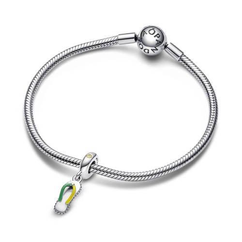 Pandora Moments 792197C01, Σύμβολο/Pendant, Ασήμι, Παντόφλα Flip Flop