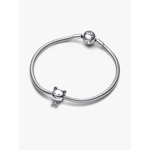 Pandora Moments 792255C01, Σύμβολο/Pendant, Ασήμι, Γάτα