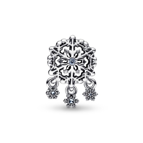 Pandora Moments 792367C01, Σύμβολο/Pendant, Ασήμι, Χιονονυφάδα
