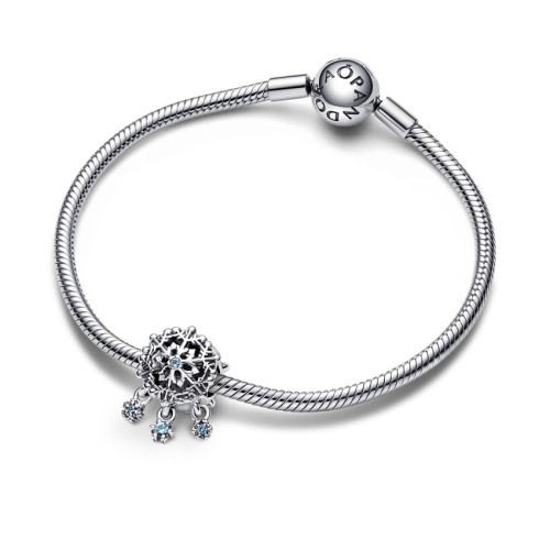 Pandora Moments 792367C01, Σύμβολο/Pendant, Ασήμι, Χιονονυφάδα