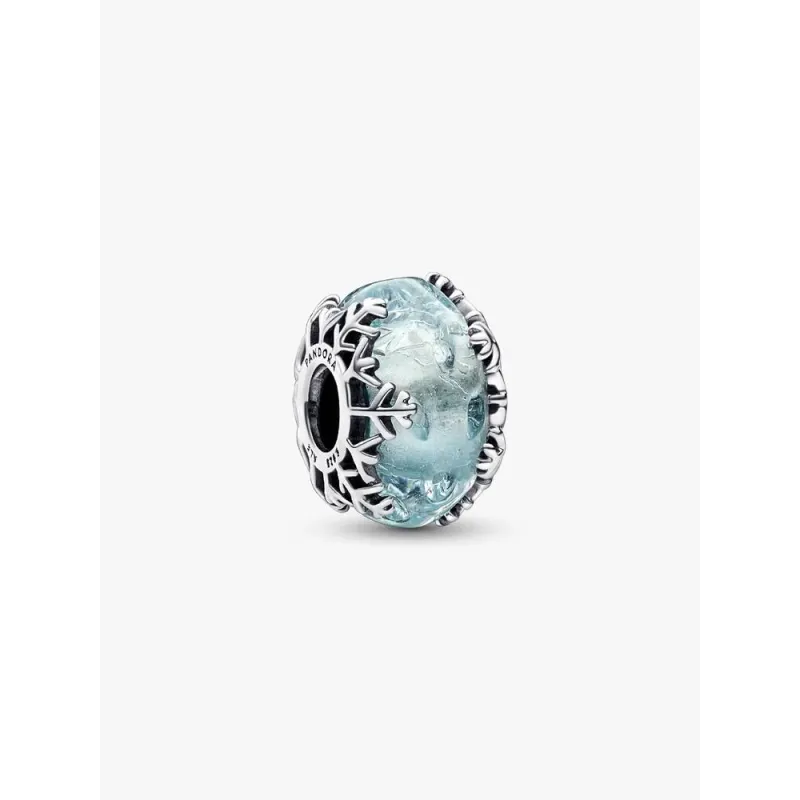 Pandora Moments 792377C00, Σύμβολο-Pendant, Ασήμι, Murano, Χιονονυφάδα