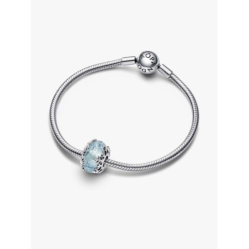 Pandora Moments 792377C00, Σύμβολο-Pendant, Ασήμι, Murano, Χιονονυφάδα