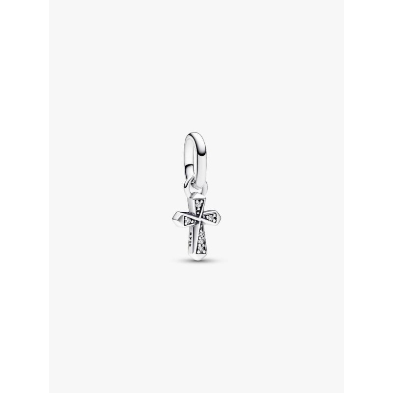 Pandora ME 793044C01, Σύμβολο/Pendant, Ασήμι, Αστραφτερός Σταυρός
