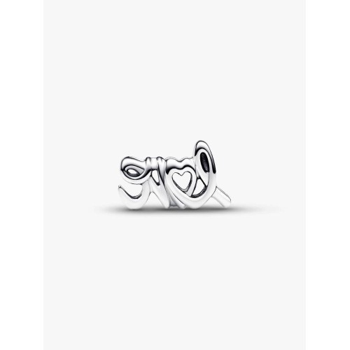 Pandora Moments 793055C00, Σύμβολο/Pendant, Ασήμι, Χειρόγραφη Λέξη Love