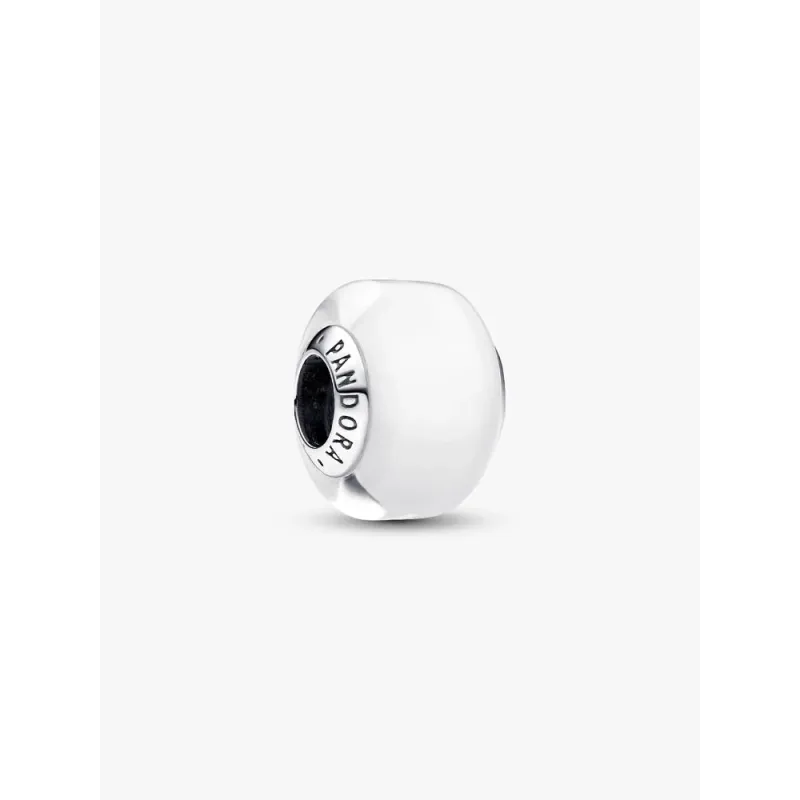 Pandora Moments 793118C00, Σύμβολο-Pendant, Ασήμι, Murano, Λευκό