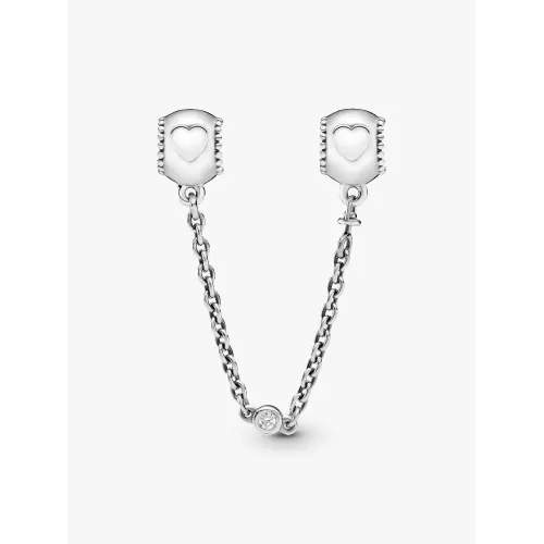 Pandora Moments 796457CZ-05, Σύμβολο-Pendant, Ασήμι, Αλυσίδα Ασφαλείας