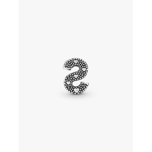 Pandora Moments 797473, Σ΄υμβολο/Pendant, Ασήμι, Γράμμα S