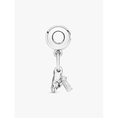 Pandora Moments 798106CZ, Σύμβολο/Pendant, Ασήμι, Κρεμαστό Μπιμπερό και Πατουσάκια