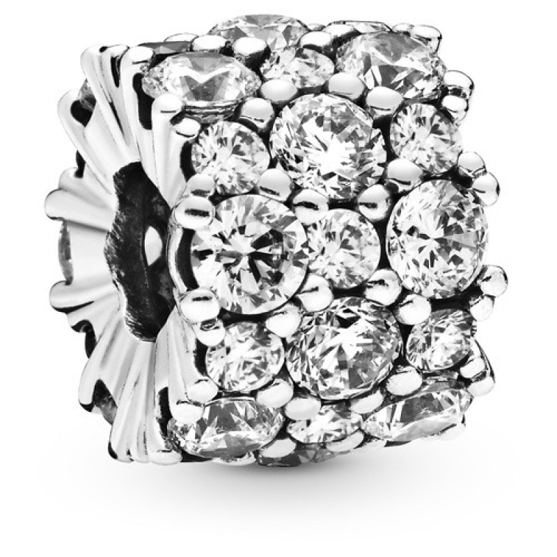 Pandora Moments 798487C01, Σύμβολο/Pendant, Ασήμι, Κλιπ Ζιρκόνια