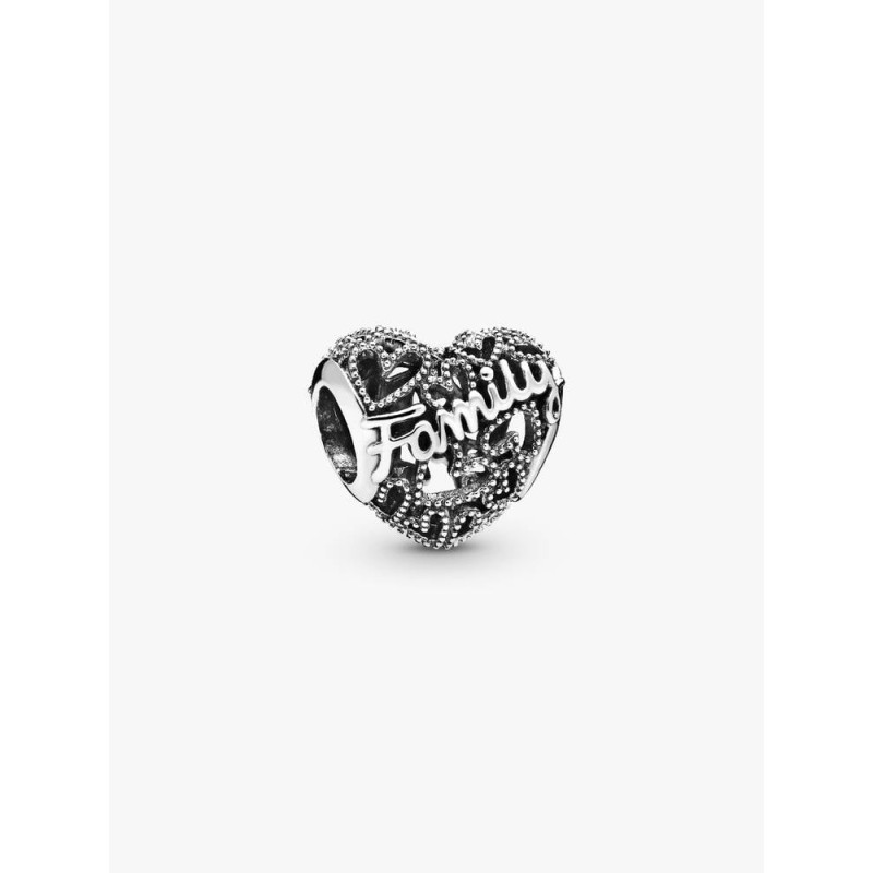 Pandora Moments 798571C00, Σύμβολο/Pendant, Ασήμι, Καρδιά Οικογένεια