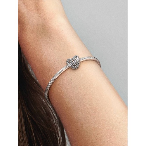 Pandora Moments 798571C00, Σύμβολο/Pendant, Ασήμι, Καρδιά Οικογένεια