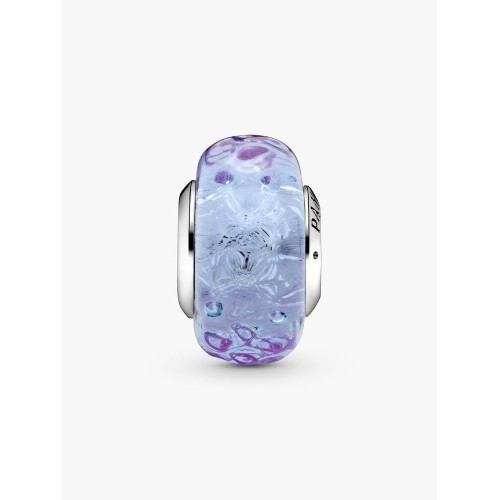 Pandora Moments 798875C00, Σύμβολο/Pendant, Ασήμι, Μωβ Γυαλί Murano