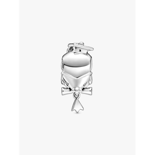 Pandora Moments 798907C01, Σύμβολο/Pendant, Ασήμι, Κουκουβάγια Αποφοίτησης