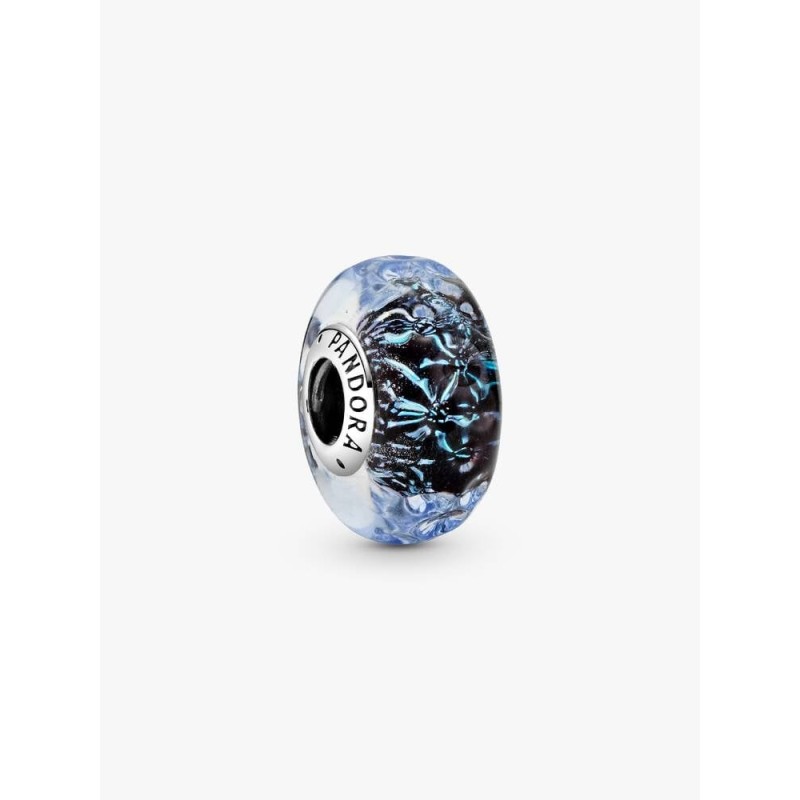 Pandora Moments 798938C00, Σύμβολο/Pendant, Ασήμι, Μπλε Γυαλί Murano