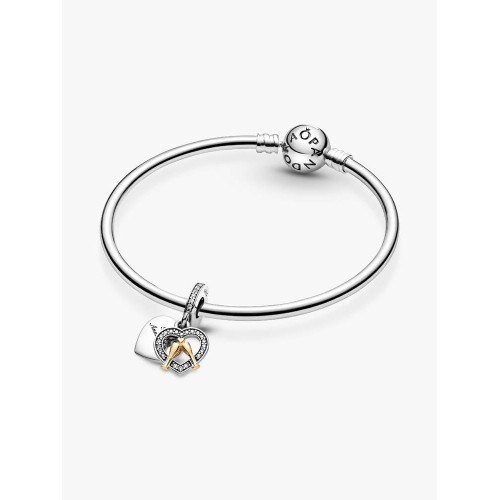 Pandora Moments 799322C01, Σύμβολο/Pendant, Ασήμι, Κρεμαστό Δύο Αποχρώσεων Επέτειος