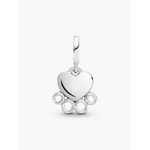 Pandora Moments 799360C00, Σύμβολο/Pendant, Ασήμι, Πατούσα Καρδιά