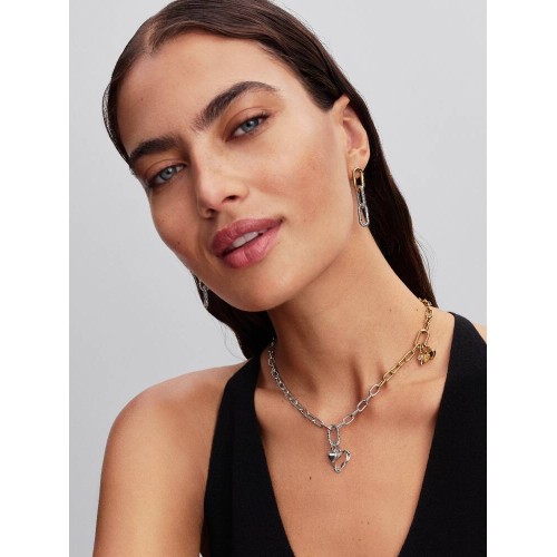 Pandora Me 799660C02, Σύμβολο/Pendant, Διπλός Σύνδεσμος Pave