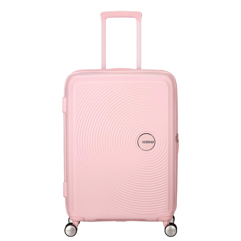 American Tourister 88473-8959 Soundbox Sun Kissed Coral, Βαλίτσα Μεσαία, Πολυπροπυλένιο, Ροζ