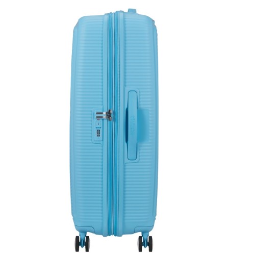 American Tourister 88474-A939 Soundbox  Blueberry Fizz, Βαλίτσα Μεγάλη 77 × 51,5 × 29,5cm, Πολυπροπυλένιο, Μπλε