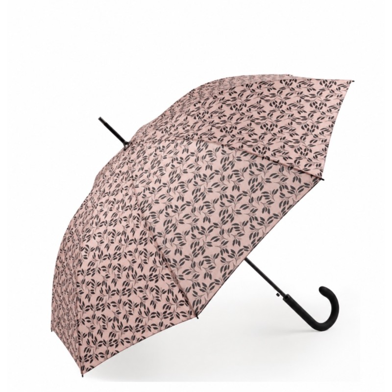 Rain A-961, Ομπρέλα Αυτόματη, Μπαστούνι, Λουλούδια Ροζ
