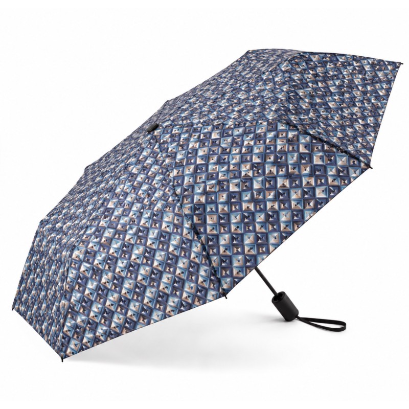 Rain A-971 Elegance, Ομπρέλα Αυτόματη, Αντιανεμική, Εμπριμέ Μπλε