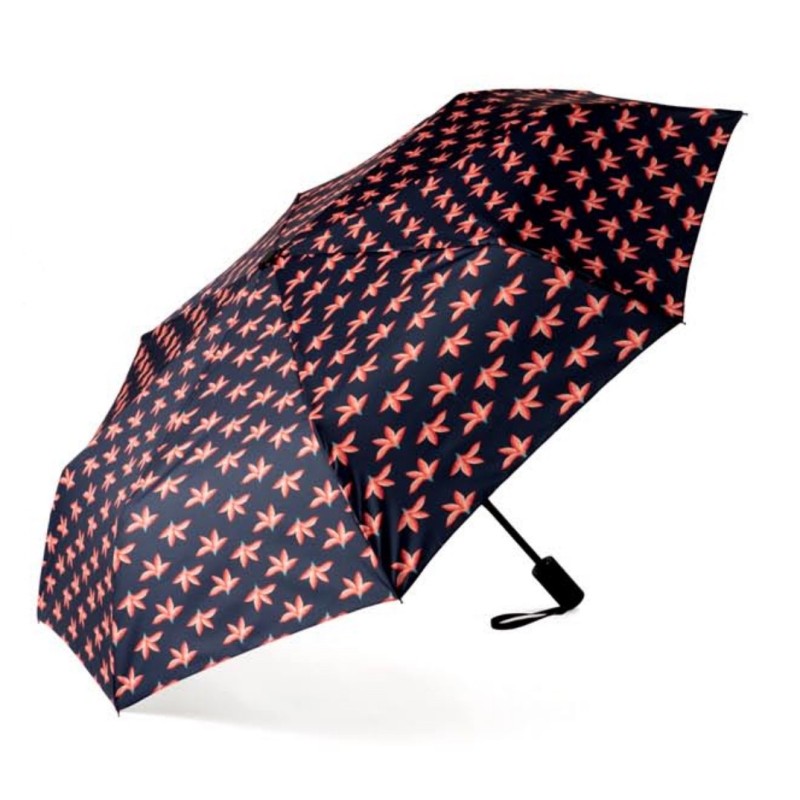Rain A-974 Elegance, Ομπρέλα Αυτόματη, Αντιανεμική, Φύλλα Μαύρο