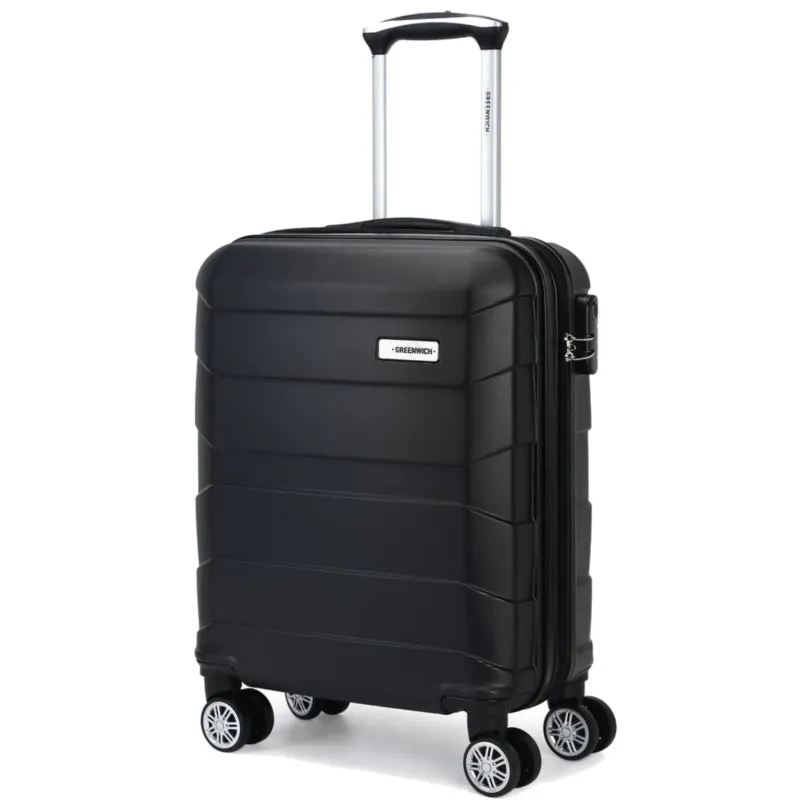 Greenwich Polo 125 Budapest, Βαλίτσα Μικρή-Καμπίνας, Σκληρή, Μαύρο