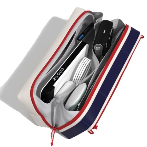 Cabin Zero CZ412417 Tech Pouch, Τσαντάκι Μέσης, Ύφασμα, Λευκό