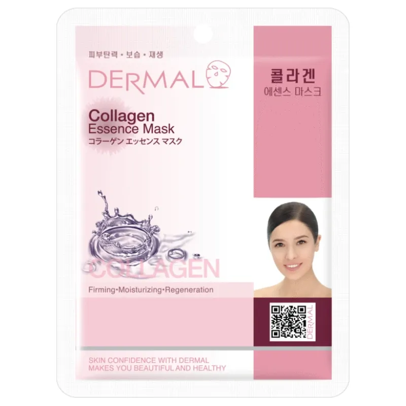 Dermal DM-006 Korean Collagen, Κορεάτικη Μάσκα Προσώπου Σύσφιξης & Ενυδάτωσης
