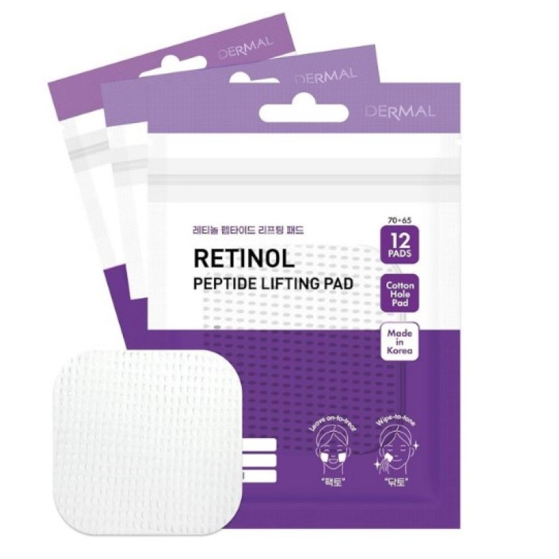 Dermal DM-382 Retinol Peptide Korean Lifting Pad – Κορεάτικα Pads Ανόρθωσης & Αντιγήρανσης