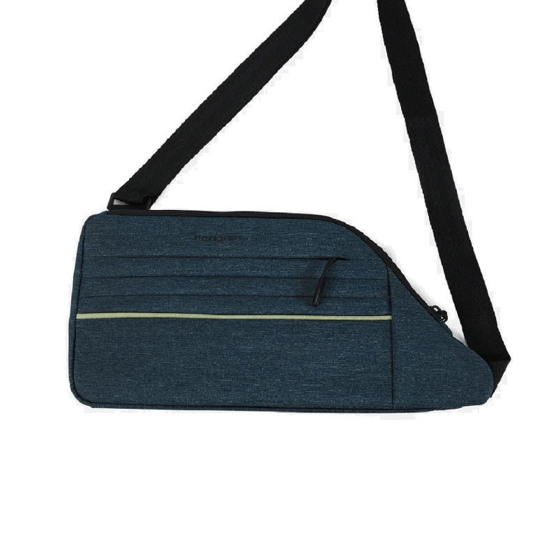 Hedgren HLNO08-183 Lineo Frame, Τσαντάκι Χιαστί, Πολυεστέρας, Μπλε