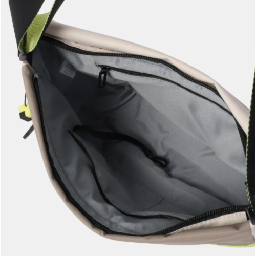 Hedgren HNOV03-861 Nova Gravity, Τσαντάκι Ώμου/Χιαστί Γυναικείο, Πολυεστέρας, Μπεζ