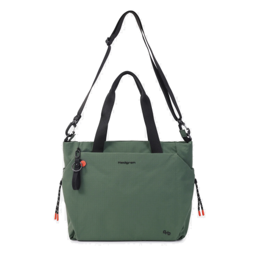 Hedgren HSTG06-888 Satoshi, Τσάντα Γυναικεία Ώμου, Πολυεστέρας, Πράσινο
