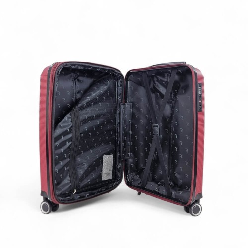 Rain RB80152C , Βαλίτσα Μικρή/Καμπίνας, Πολυπροπυλένιο, Μπορντό