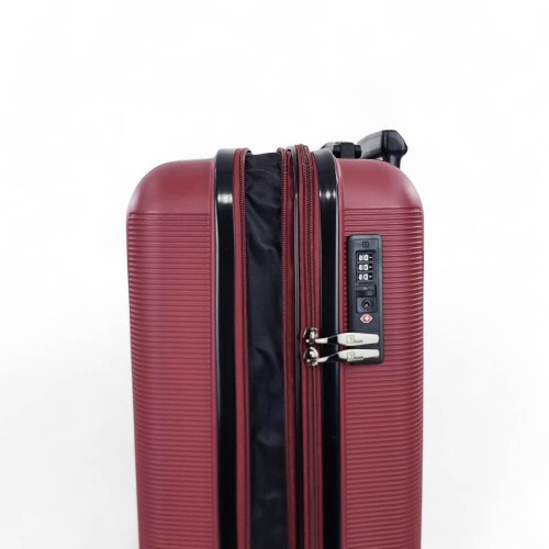 Rain RB80152S , Βαλίτσα Set, Πολυπροπυλένιο, Μπορντό