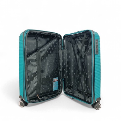 Rain RB80152C , Βαλίτσα Μικρή/Καμπίνας, Πολυπροπυλένιο, Πετρόλ