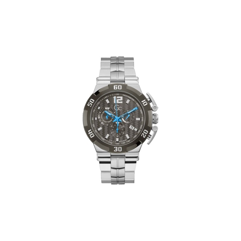 Guess Y52006G5MF Gents Structura Ultimate, Ανδρικό Ρολόι, Χρονογράφος, Μπρασελέ, Ασημί