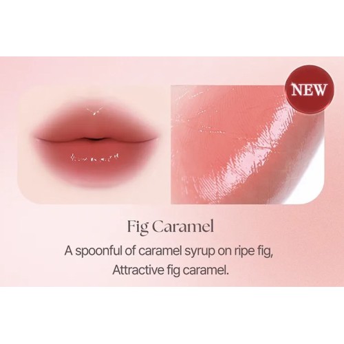 YNM-OR03 Korean Glow Fig Caramel, Κορεάτικο Lip Balm Λάμψης & Θρέψης με Ζεστή Απόχρωση