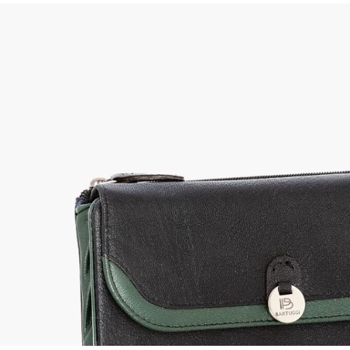 Bartuggi 521-2132, Γυναικείο Πορτοφόλι, Δερμάτινο, Μαύρο