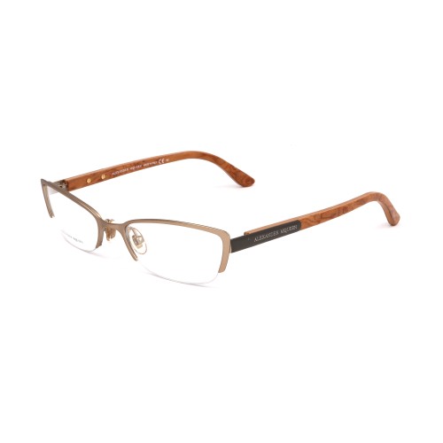 GLASSES ALEXANDER MCQUEEN WOMAN AMQ4183WCX (Lens/Bridge/Temple) 53/18/135 mm)
