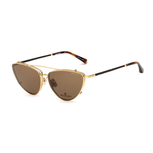 VIEW + CLIP-ON BELSTAFF WOMEN DELMEREDORADO (Lens/Bridge/Temple) 57/10/140 mm)