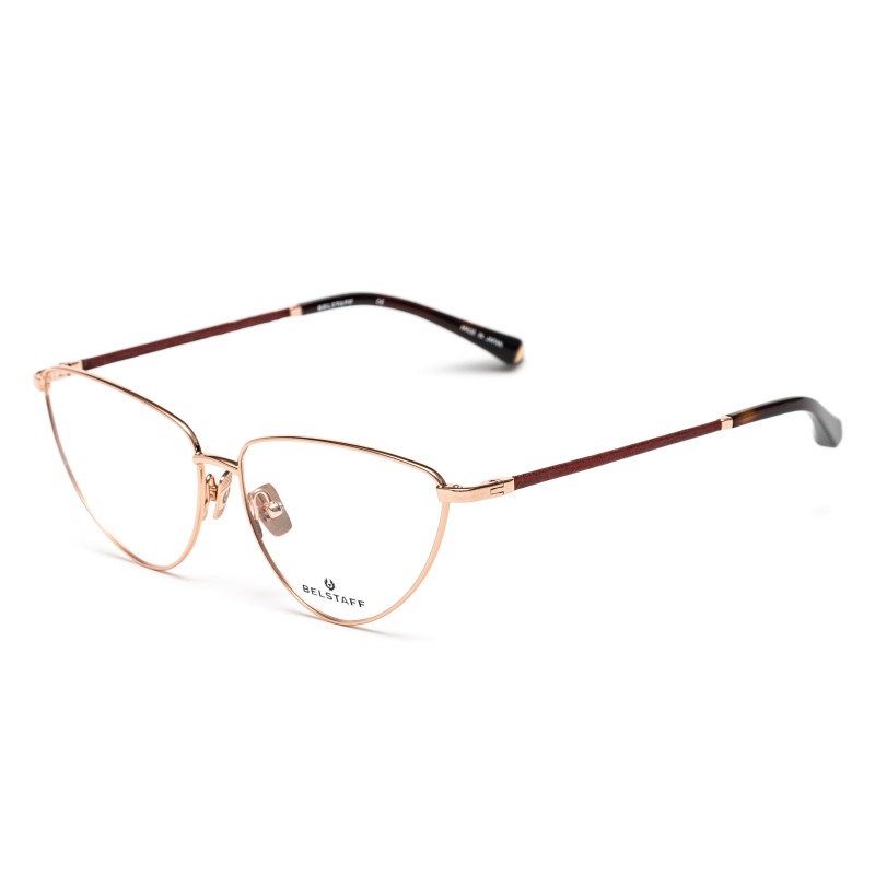 VIEW + CLIP-ON BELSTAFF WOMEN DELMRESHINYN (Lens/Bridge/Temple) 57/10/140 mm)