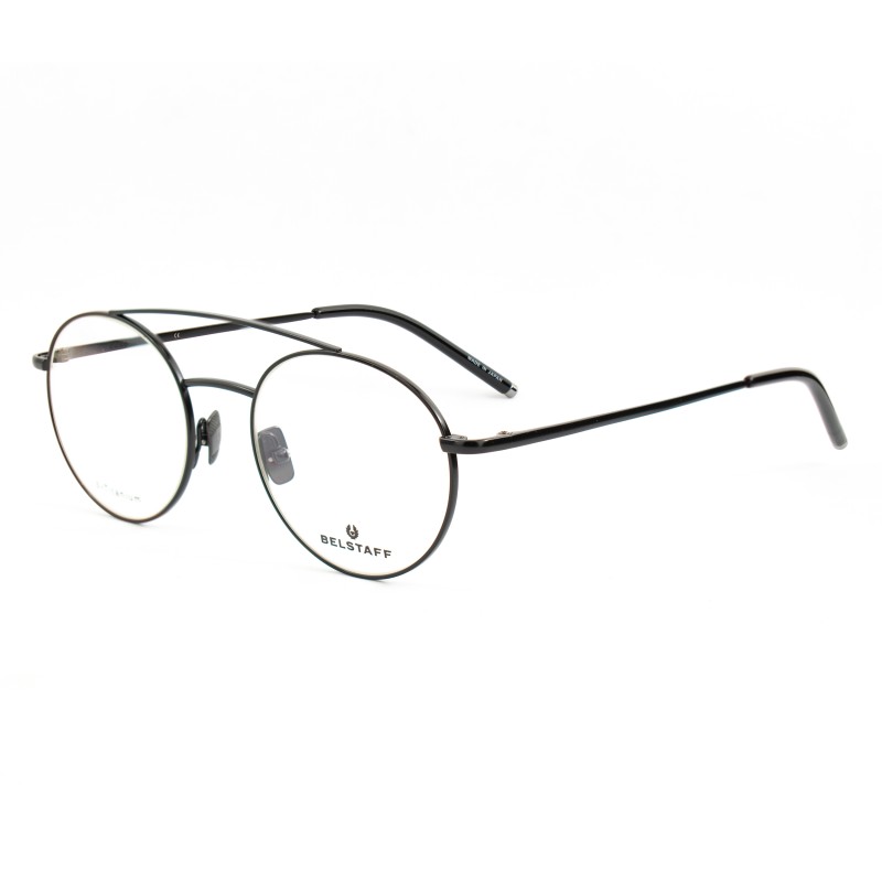 VISTA + CLIP-ON BELSTAFF MAN BLACKROD-S017 (Lens/Bridge/Temple) 51/19/145 mm)