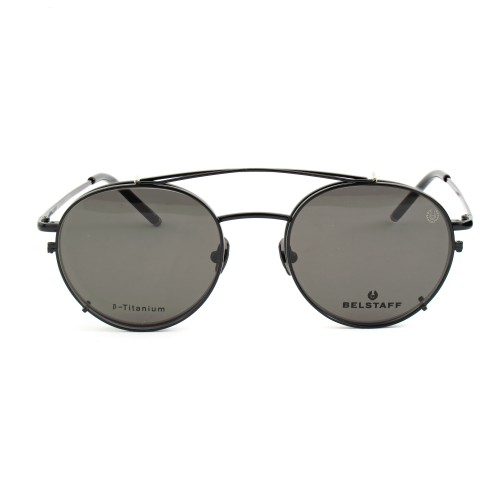 VISTA + CLIP-ON BELSTAFF MAN BLACKROD-S017 (Lens/Bridge/Temple) 51/19/145 mm)