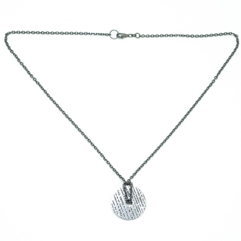 PENDANT DEMARIA WOMAN DMHRC001-GRIS (45CM )