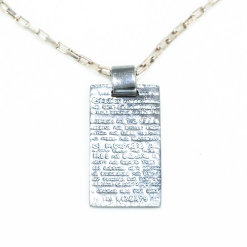 PENDANT DEMARIA WOMAN DMHRC002-BLAN (84CM )