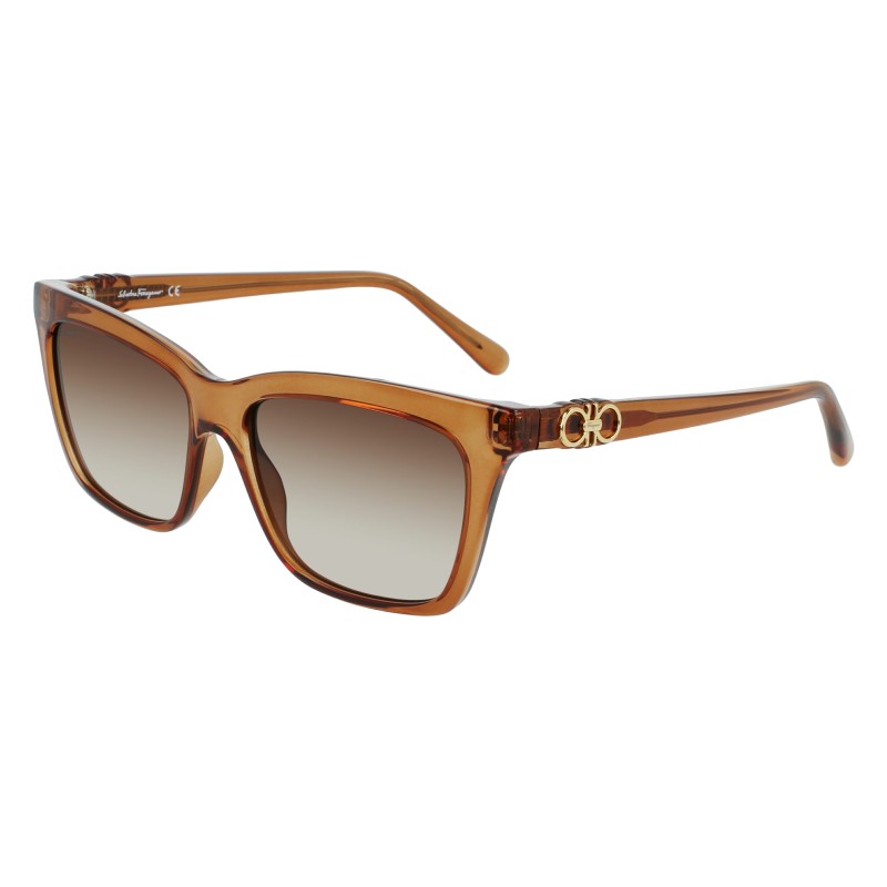 SUNGLASSES FERRAGAMO WOMEN SF1027S-210 (Lens/Bridge/Temple) 55/16/140 mm)