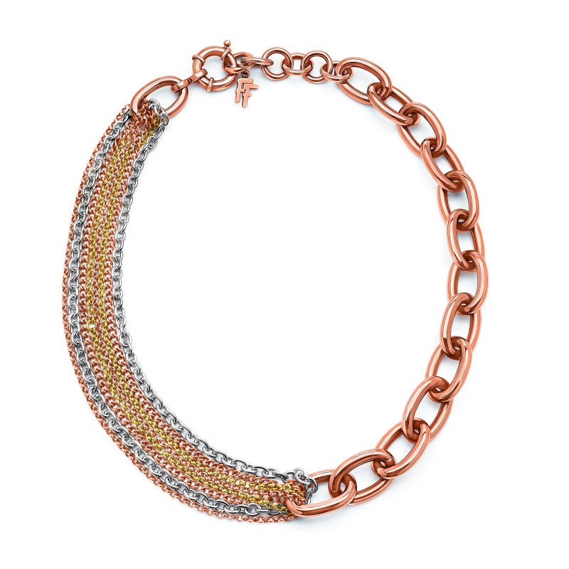 NECKLACE FOLLI FOLLIE WOMAN 1N14T072RYA (30CM )