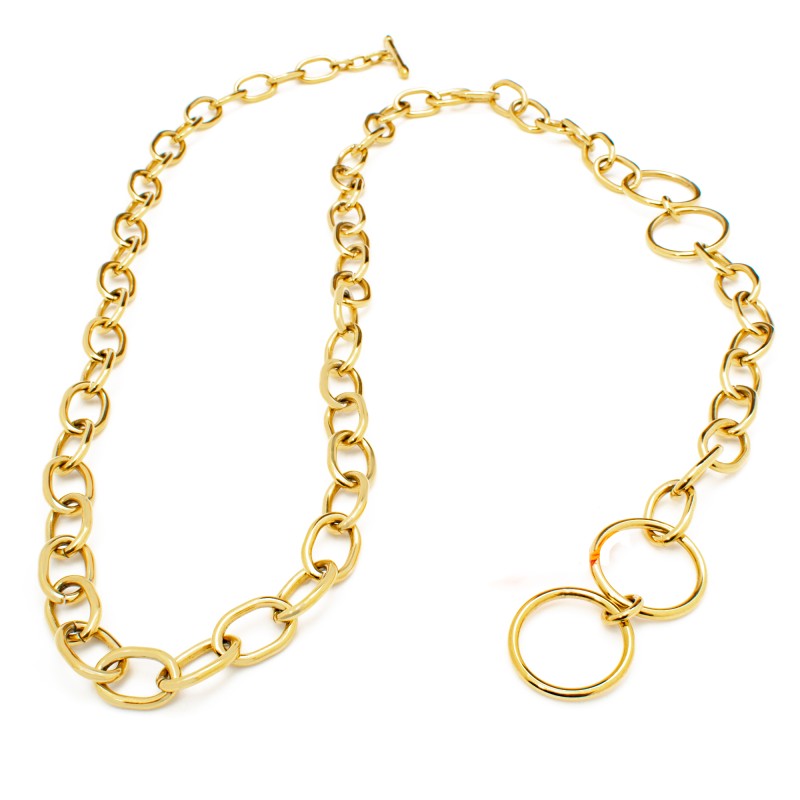 NECKLACE FOLLI FOLLIE WOMAN 1N6T176Y (35CM )