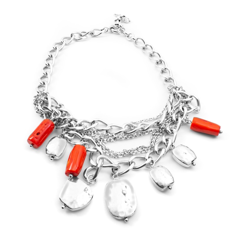 NECKLACE FOLLI FOLLIE WOMAN 2N9F046O (35CM )